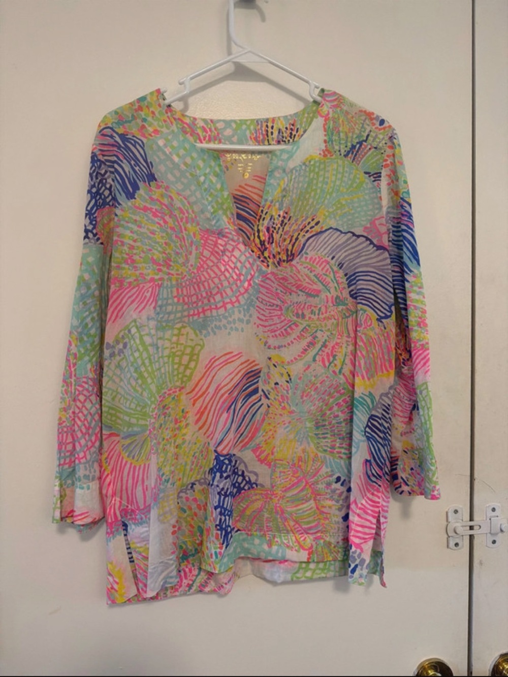 Lilly Pulitzer Amelia Island Tunic in “Roar of the Seas”